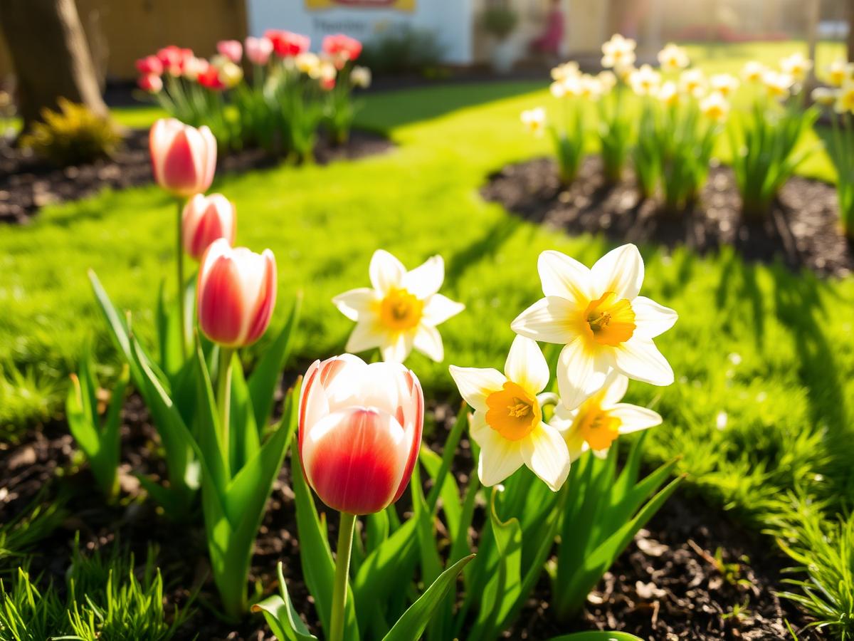 Spring landscaping