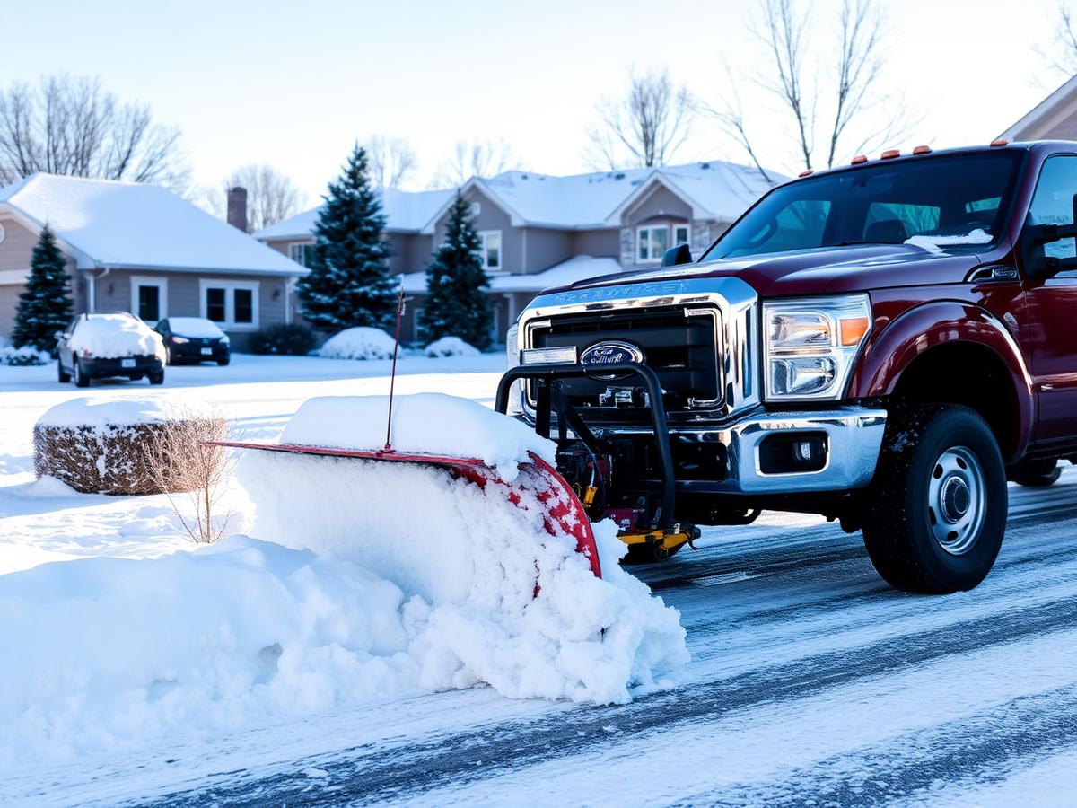 Winter landscaping